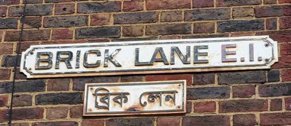 Straßenschild in der Brick Lane